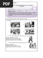 Prueba Derechos y Deberes Tercero Basico