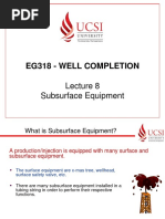 Lecture 8 Subsurface Equipment PDF