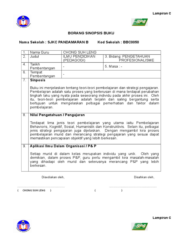 Sinopsis Buku