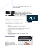 PCs de Escritorio Vs Computadoras Portátiles