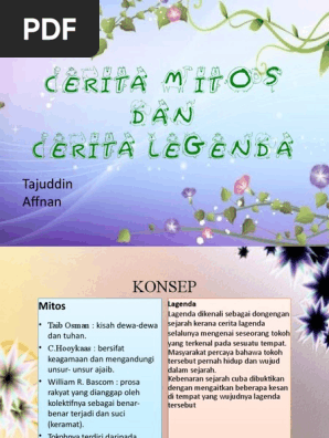 Lagenda Dan Mitos  PDF