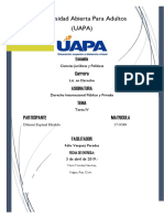 Tarea IV Derecho Internacional Publico y Privado