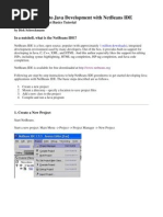 NetBeans IDE Project Basics Printable