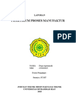 Laporan Praktikum Proses Manufaktur