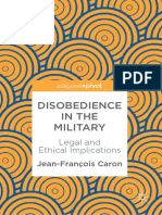 Jean-François Caron - Disobedience in The Military-Springer International Publishing - Palgrave Pivot (2019)