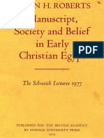 1977 Roberts Early Christian Egypt PDF