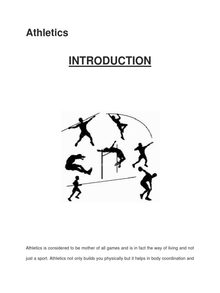 Athletics PDF Track And Field Sports