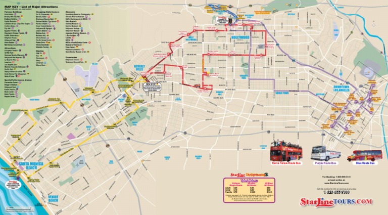 Ticket Prices:: Red & Yellow Route Bus | PDF | Los Angeles | Hotel And ...
