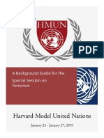 Harvard Model United Nations: A Background Guide For The Special Session On Terrorism