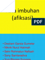 Kata Imbuhan dan Jenis-jenisnya dalam Bahasa Indonesia