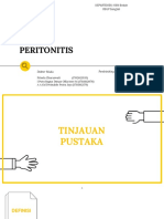 PERITONITIS: PENGERTIAN, PENYEBAB, GEJALA, DIAGNOSIS DAN PENATALAKSANAAN