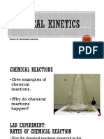 Rates of Chemical Reaction