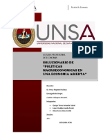 Solucionario de Políticas Macroeconomicas en una Economía Abierta