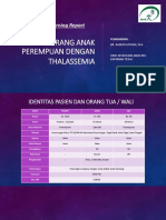 Morning Report Thalassemia Pada Anak