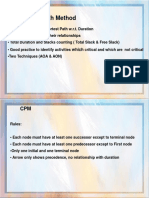 Critical Path Method: Which