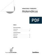 Operaciones y Problemas 3c2ba de Primaria PDF