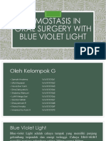 Hemostasis in Oral Surgery With Blue Violet Light