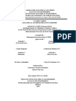 Electrical Machines Lab Report Validation