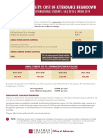 Undergraduate Expense Sheet