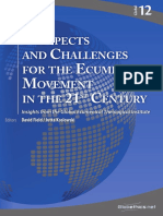 P C E M 21 C: Rospects and Hallenges For The Cumenical Ovement in The Entury