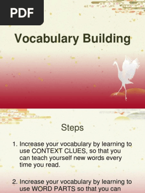 Vocabulary