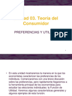 Unidad 03. Teoría Del Consumidor. Preferencias y Utilidad