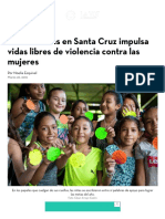 Club de Niñas en Santa Cruz Impulsa Vidas Libres de Violencia Contra Las Mujeres
