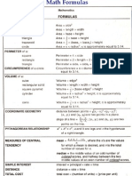 Formulas