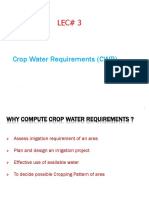 Lec#3-Crop Water Requirement