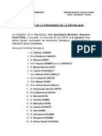 Liste Des Sénateurs Ivoiriens.