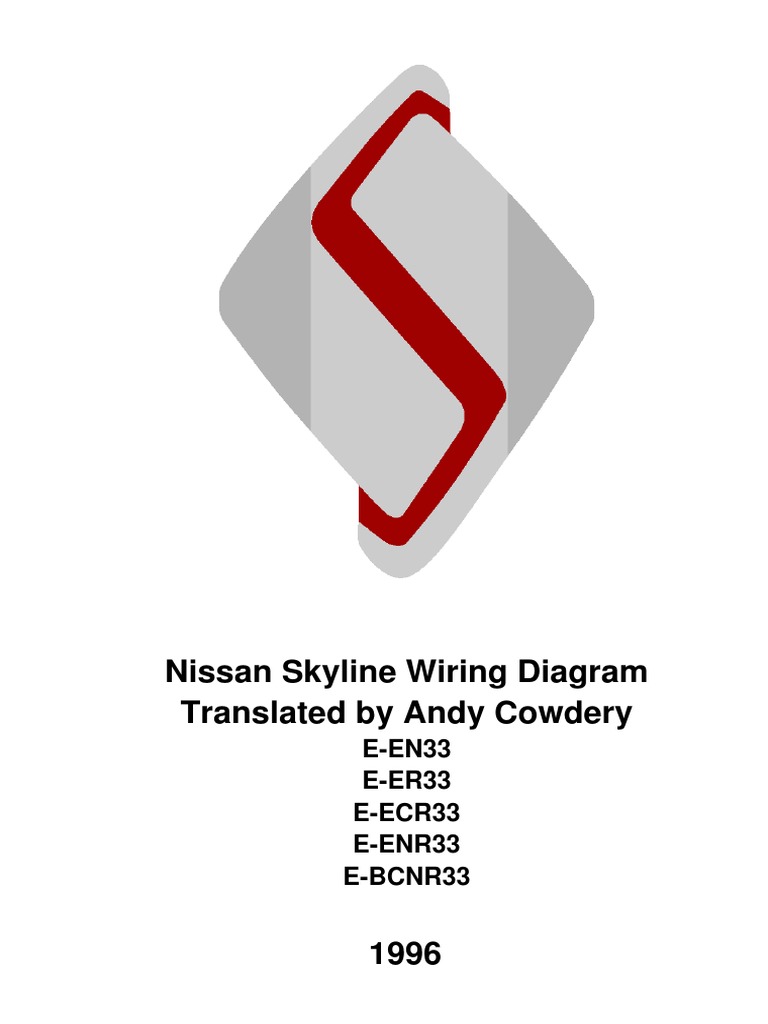 R33 Wiring Diagram PDF PDF Equipment Vehicle Parts