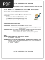 A Classe e Subclasse Dos Verbos 2