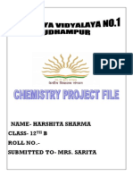 Name-Harshita Sharma CLASS - 12 B Roll No. - Submitted To - Mrs. Sarita