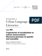 Fabrício (2012) Trajectories of Socialization in Schol Transcontexts