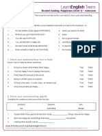 Happiness Level 1 - Exercises PDF