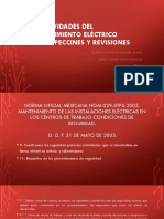 NOM-029-STPS-2005 mantenimiento eléctrico