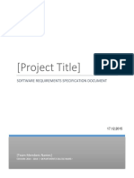 3. SRS Document Template