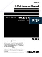 O&m Wa470-6 90234 & Up Ten00451-00 PDF