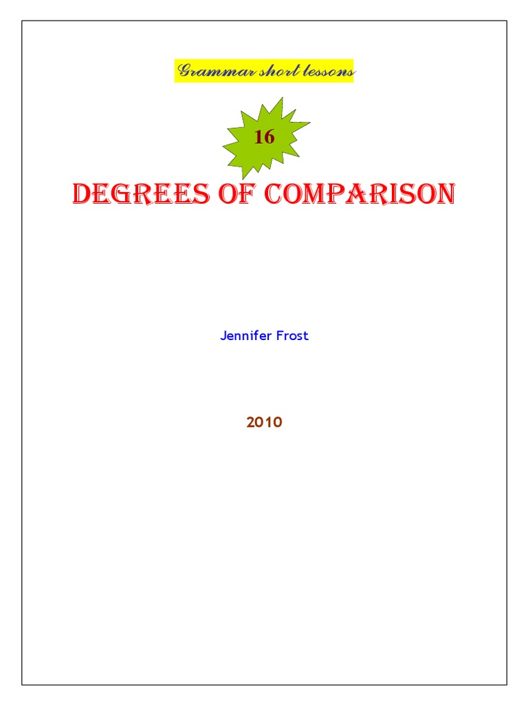DEGREE OF COMPARISON FORMULA PDF visual data 4