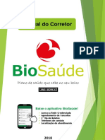 Manual do Corretor BioSaúde com tabelas de preços e carências