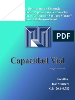 Capacidad Vial (Mapa Mental)