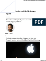 Opinion _ the Incredible Shrinking Apple