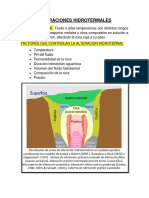 Alteraciones Hidrotermales