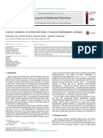 Concise Synthesis of Artemisinin from a Farnesyl Diphosphate Analogue