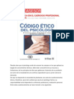 EL PSICOASESOR. ARTÍCULO ACERCA DE LA ÉTICA DEL EJERCICIO PROFESIONAL.docx