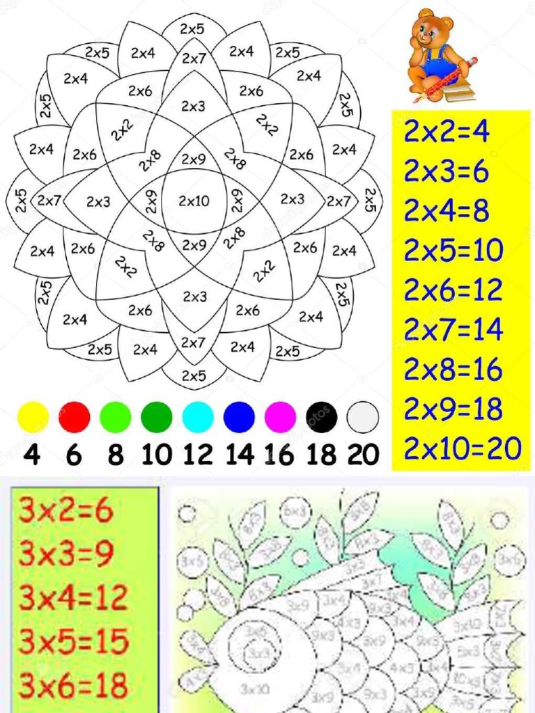 Dibujos Para Colorear Con Multiplicaciones Para Segun vrogue.co
