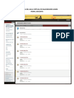 Estructura Del Aula Virtual en Blackboard Learn