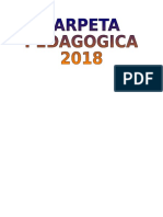 CARPETA PEDAGOGICA 2018