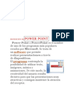 Definición Depower Point