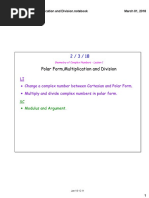 001 - Polar Form Multiplication and Division